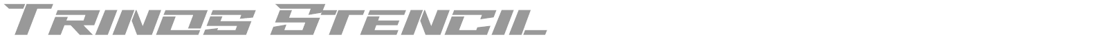 Trinos font preview